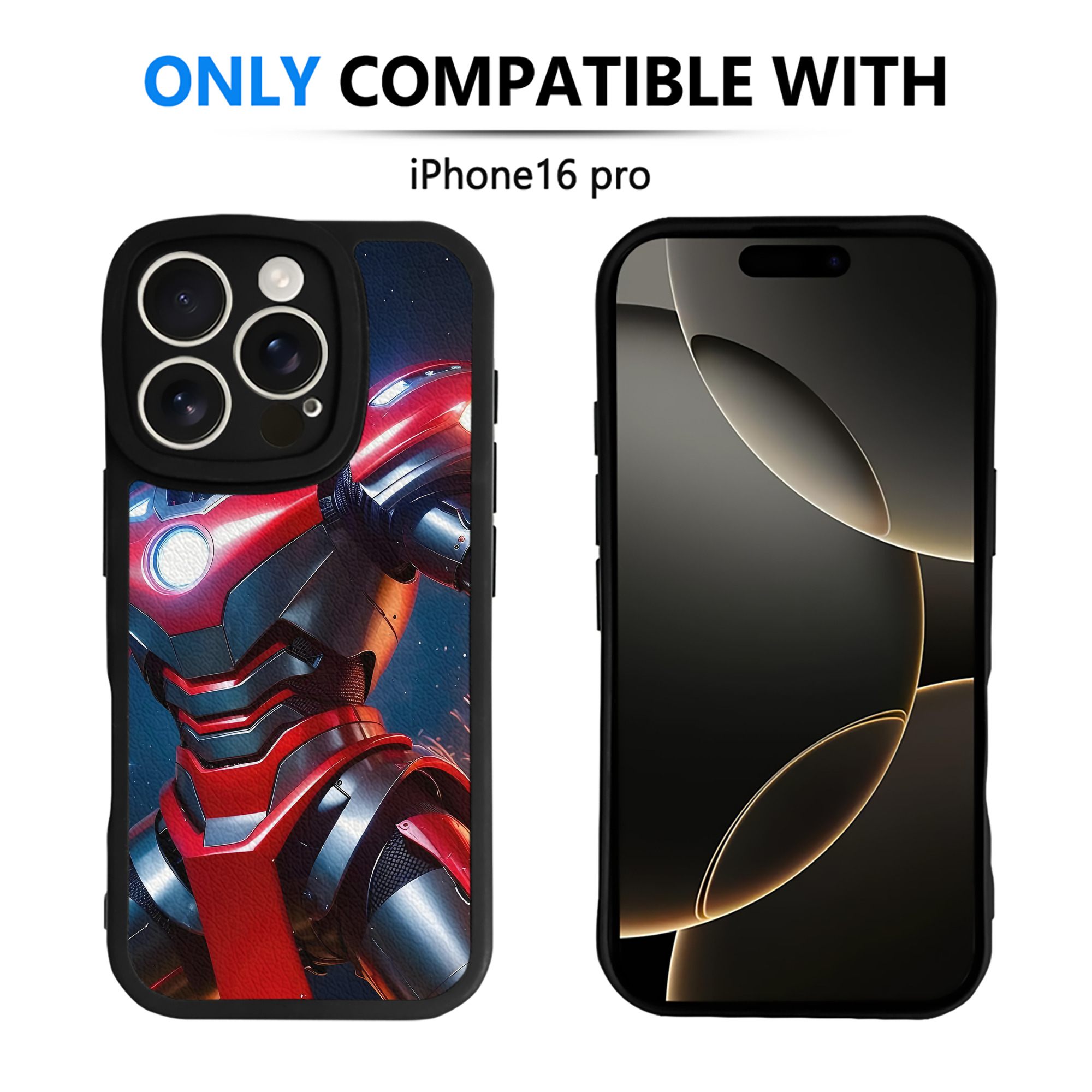 （画像用） ウルトラマン Ultraman 【iPhone 16シリーズ対応】シリコンスマホケース（レザー調） 材質：シリコン
